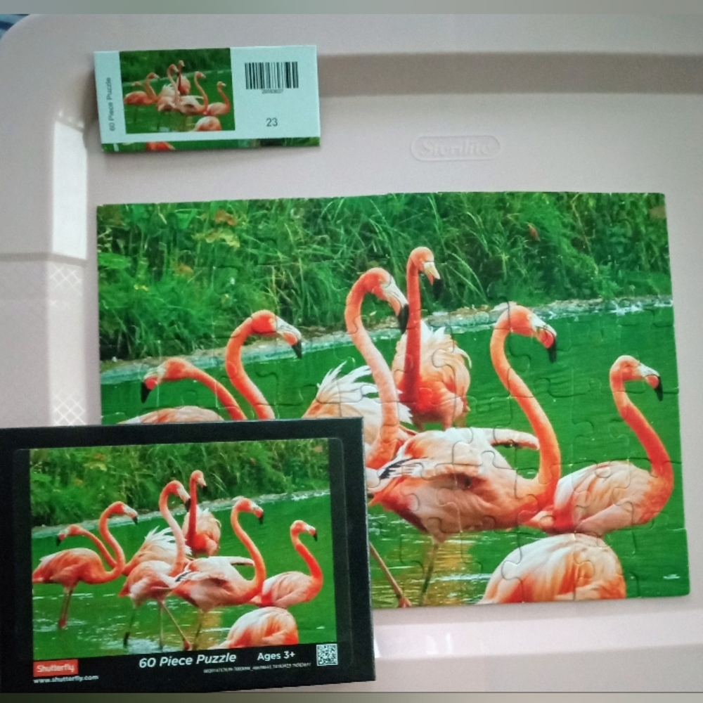 Flamingo Jigsaw Puzzle 60 Piece - Custom Made